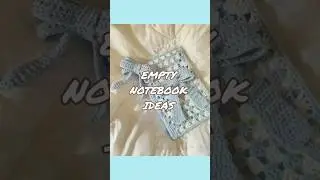 Empty notebook ideas ✨📝.#asthetic #explore #student#motivation #studytips #bookmark #sketchbook #art