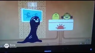 Mr. Happy And Little Miss Sunshine Scare Black Slime