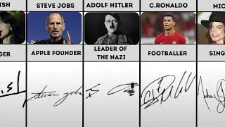 Coolest Signatures From Famous People