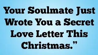 ✝️Your Soulmate Just Wrote You a Secret Love Letter This Christmas...