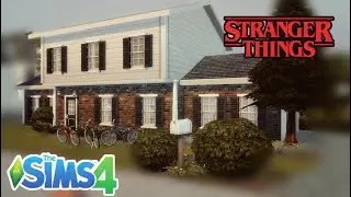 The Wheeler's House // Sims 4 Stranger Things Speed Build