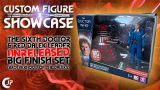 Custom Figure Showcase : The Sixth Doctor & Red Dalek Leader UNRELEASED Big Finish Set (Brotherhood)