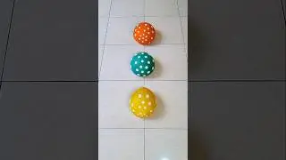 🟠🟢🟡 Orange Green Yelloow Water Balloon Orbeez Popping