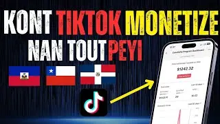 KÒMAN POU KREYE KONT TIKTOK MONETIZE HAÏTI SENDOMENG CHILI #kòman #monetizetiktok #kreyetiktok