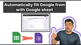 How to Create Pre-Filled Google Form Link Using Google Sheets | Step-by-Step Tutorial in Hindi 📝