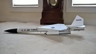 RC Bomarc Missile Rocket boosted glider E-15 flight
