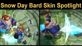 Snow Day Bard Skin Spotlight - Black Mage Christmas..?