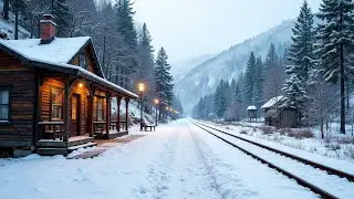 (No Ads) Beautiful Winter Music ❄️ Peaceful Relaxing Tunes for Soothing the Soul Gently