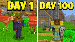 I Survived 100 Days in Minecraft Hexxit (Here's What Happened)