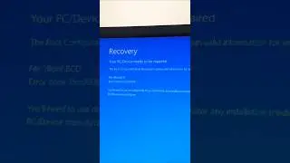 Youre PC needs to be repaired How To Fix Error 0xc0000098 #pcupgrade #pcservice #pcspecialist #pc