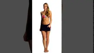 Anne Cole Women's Running Stripe Pocket Swim Skirt | SwimOutlet.com