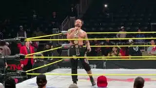 Mike Santana post-championship win at TNA Impact's debut on AMC
