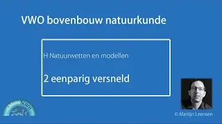 Modelleren 2: eenparig versneld