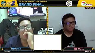 WeiYu (鮪魚) vs Uncle - KOF XIV Neo Geo World Tour Season 2 Taiwan Stop Grand Final