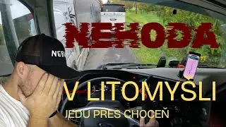 Z obyčejné jízdy drama! Nehoda v Litomyšli a kamionem skoro ze srázu!