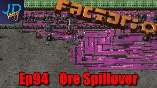 Ep94 Ore Spillover | Factorio Biter Hell | Gameplay, Lets Play