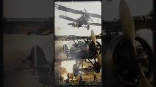 STEAMPUNK DOGFIGHT SHOWDOWN! #steampunk #actionshort #biplane #airplane