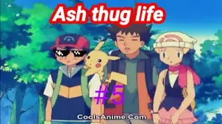 Ash/brock and dawn funny moment Ash thug life #5
