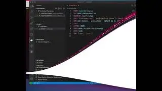 VS Code extensions:   Docker and Remote Container