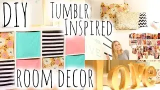 DIY Room Decor & Organization Inspired by Tumblr! | Aspyn Ovard
