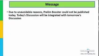 Message: 16 June, 2019 Prelim Booster News Discussion