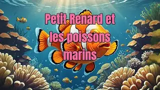 la belle pieuvre et le petit poisson#animaux  #oc&eacute;an #poissonclown #hippocampe #nature