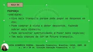AULA 4  - Treinamento Fundamentos de Educação Financeira