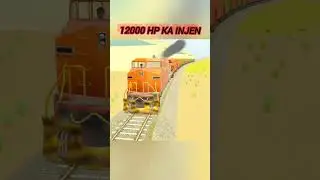 12000HP Train Engine Power 🚆 | Indian Vehicle Game Shorts