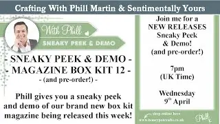 New Stamping Special Magazine Box Kit No12 Sneaky Peek & Demo
