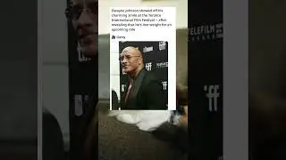 The Rock shows off slimmer look & smile at TIFF ✨🎬&rdquo;