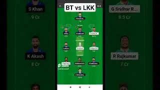 bt vs lkk dream11 prediction today || bt vs lkk dream11 team || tnpl 2023 dream11 #shorts #dream11