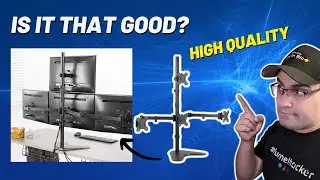 VIVO LCD Monitor Mount Review - This Can Hold 4 SCREENS