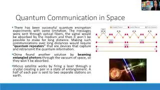 S #24': Quantum Technology and It's Implication on Space Security