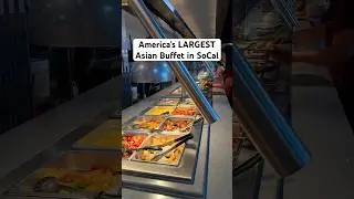 America&rsquo;s LARGEST Asian buffet now in California 😋 #socal #foodie #buffet