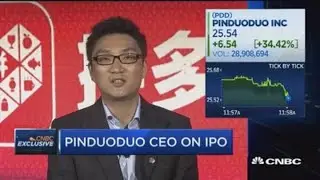 Pinduoduo opens on the Nasdaq