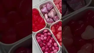 Valentine&rsquo;s Day snack box restock  🍬🥰💕 #valentinesday #candy #sweettooth #pink#asmr#snacks