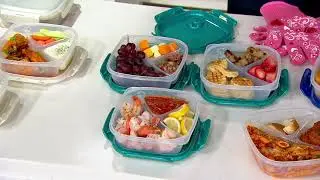 LocknLock Set of 4 Small Divider Plates with Vented Lids on QVC