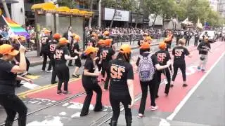 Giant Sweep flash mob at the 2015 Pride parade