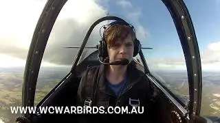 Dylan's Awesome Yak 52 Flight Over the Hunter Valley  - www wcwarbirds.com.au