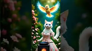 The Flying Egg - Cat Bride and  Magic Breakfast #shortyfeed #cat #cute #funny #trendingshorts