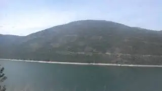 Sneak peak Libby dam ( Lake Koocanusa)