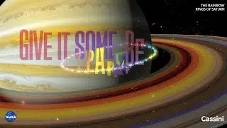 Saturn&rsquo;s Rings Sparkle in Rainbow Colors: Stunning Cassini Image Explained