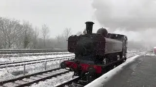 Freight, Steam and trains in the snow at Bridgwater, Taunton & Totnes 18/3/18