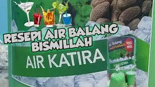 pati air balang untuk jualan- resepi air balang kathira 33L // air balang bismillah //resepi penuh