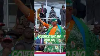 Akwa Ibom State Governor Umo Bassey Eno has officially joined APC #Apc #politicalnews