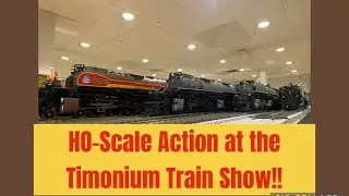 HO-Scale Action at the Timonium Greenberg Train Show Dec 2025!