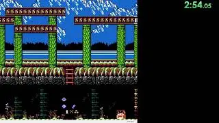 Super Pitfall 30th Anniversary Edition (NES) Any% Speedrun in 5:26 (Current World Record)