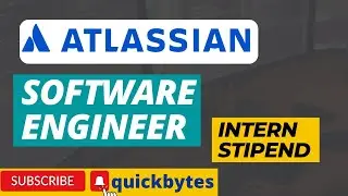 #Atlassian software Engineer intern stipend #quickbytes #internship #sde