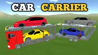 CAR CARRIER TRUCK EVERTECH SANDBOX |TUTORIAL #275
