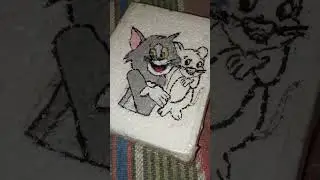 my new painting with Tommy and Jerry #YouTube #trending #video #tommy #jerry